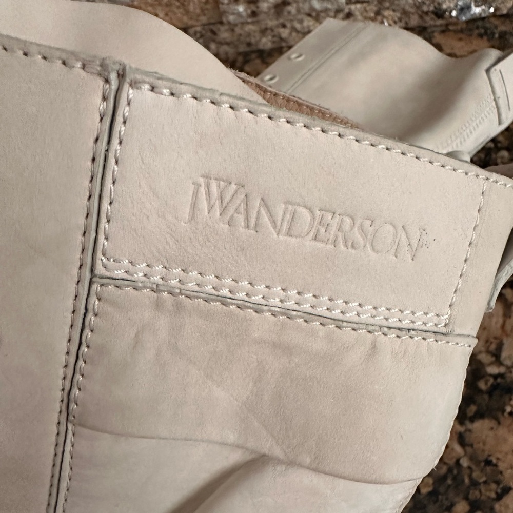 JW ANDERSON 30mm Suede Combat Boots - Picture 7 of 9